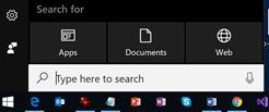 Windows 10 Search Box